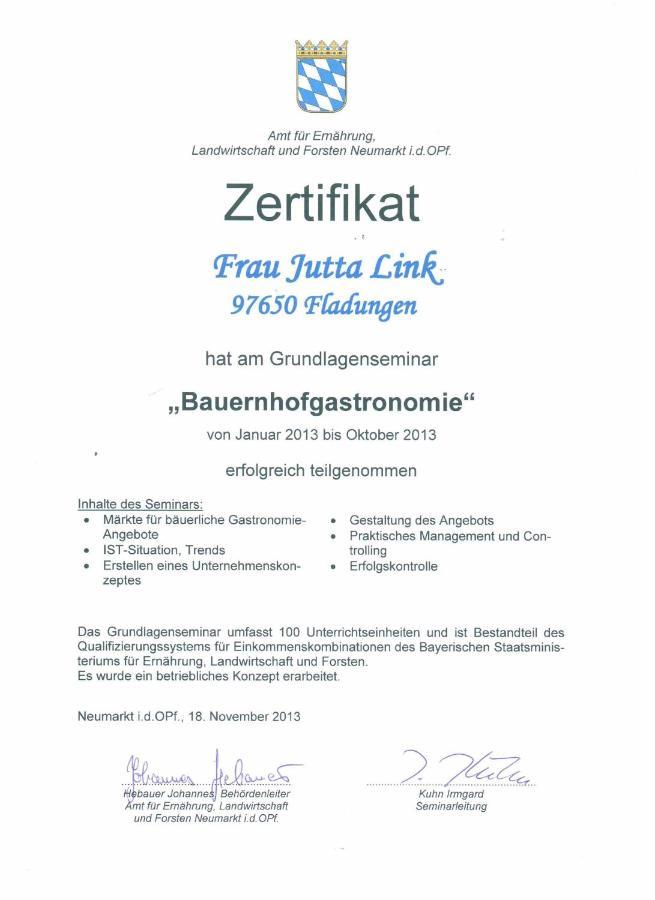 Gaestehaus Jutta / Pension Link Fladungen Bagian luar foto